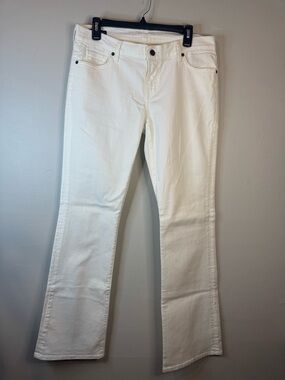 Citizens Of Humanity White Boot-Cut Jeans White Size 31